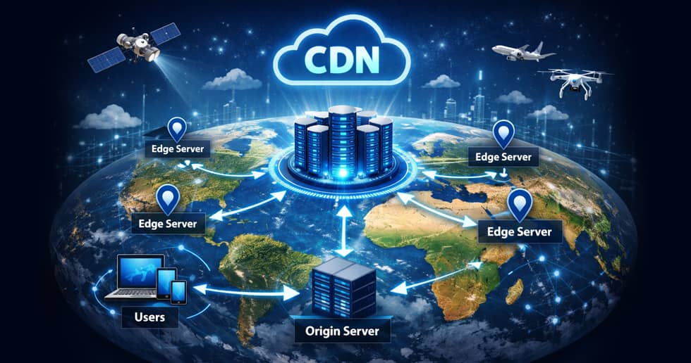 شبکه توزیع محتوا یا CDN