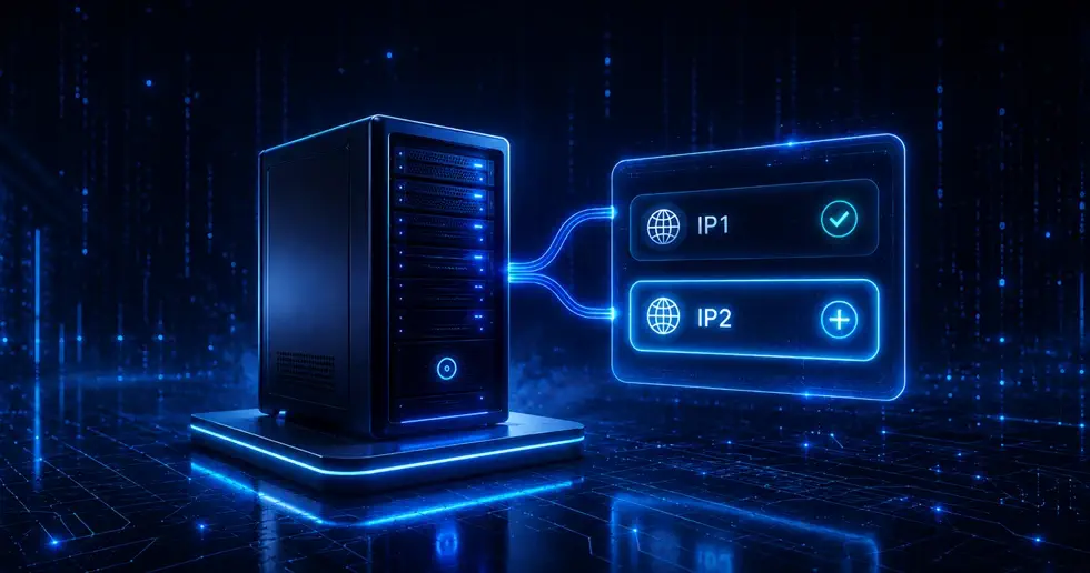 اضافه کردن IP دوم روی سرور اختصاصی