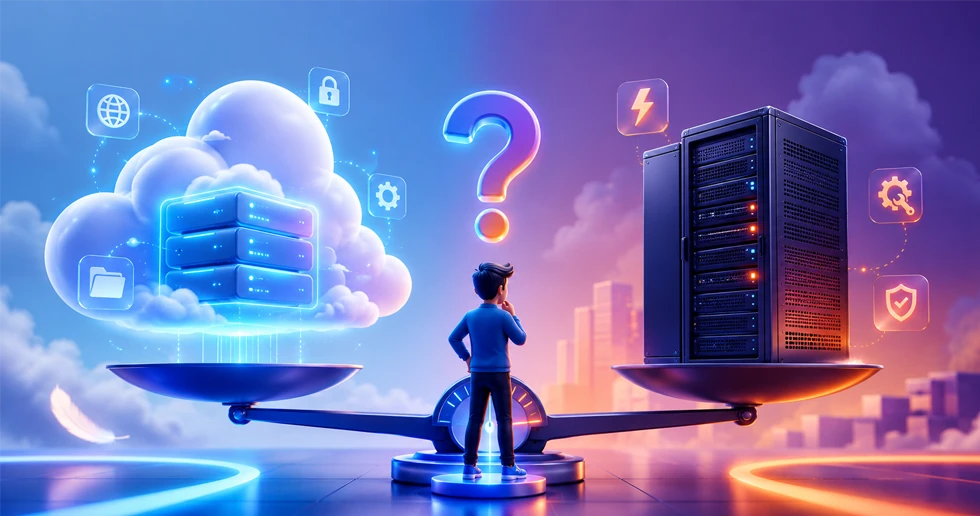 جایگزینی سرور فیزیکی با سرور ابری