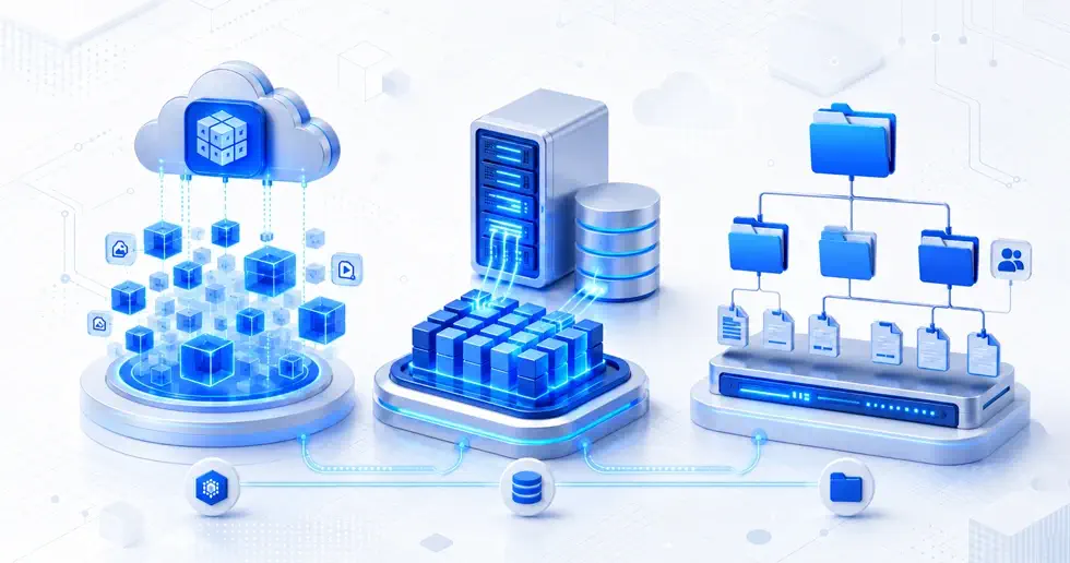 تفاوت Object Storage ،Block Storage و File Storage