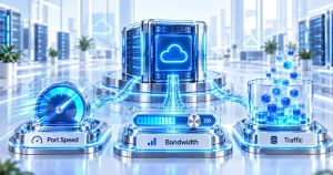 تفاوت سرعت پورت، پهنای باند و ترافیک در VPS